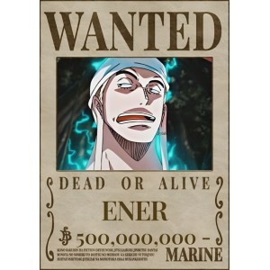 Placa Decorativa OnePiece Wanted Ener